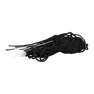 REPLACEMENT LACES BLACK - 10 PACK